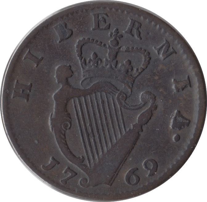 1769 HALFPENNY IRELAND - WORLD COINS - Cambridgeshire Coins