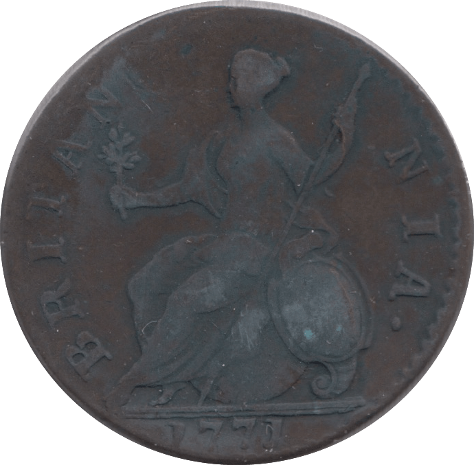 1771 HALFPENNY ( NF ) - Halfpenny - Cambridgeshire Coins