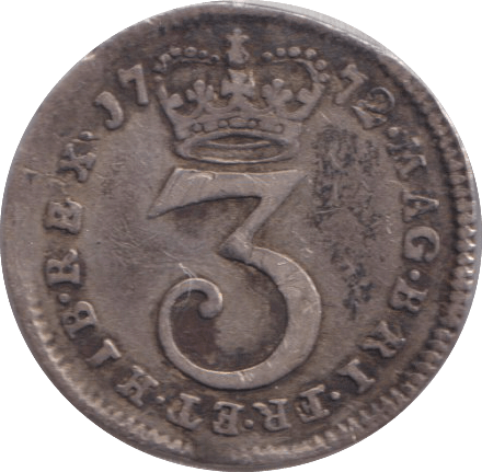 1772 THREEPENCE ( VF ) - WORLD COINS - Cambridgeshire Coins