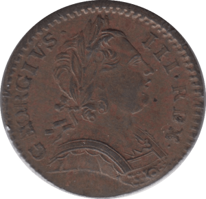 1773 FARTHING ( EF ) - Farthing - Cambridgeshire Coins