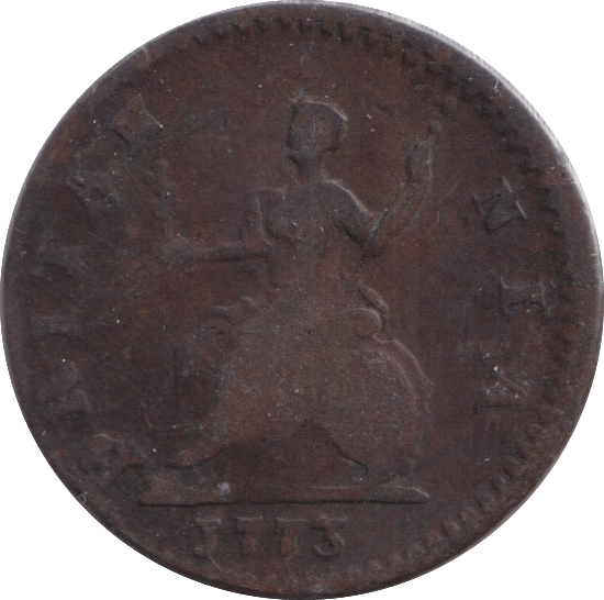 1773 FARTHING ( FAIR ) - FARTHING - Cambridgeshire Coins