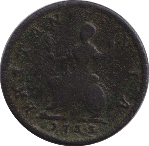 1773 FARTHING ( FINE ) - FARTHING - Cambridgeshire Coins