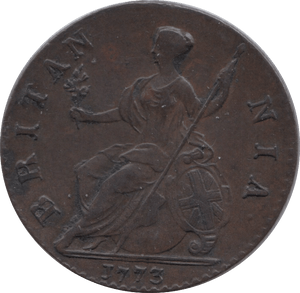 1773 HALFPENNY ( EF ) - Halfpenny - Cambridgeshire Coins