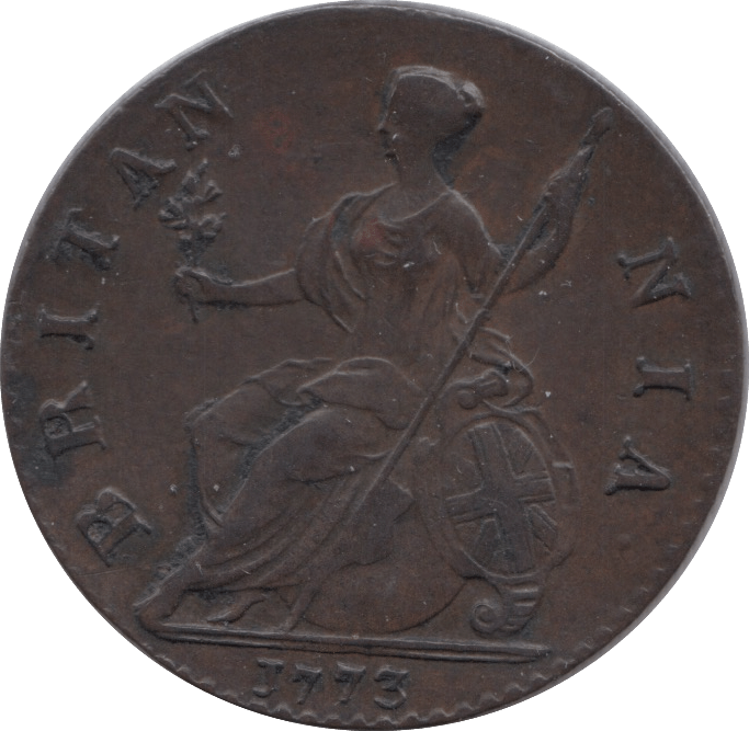 1773 HALFPENNY ( EF ) - Halfpenny - Cambridgeshire Coins