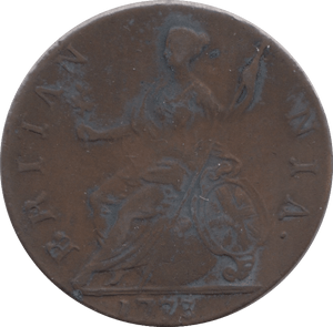 1773 HALFPENNY ( FAIR ) - Halfpenny - Cambridgeshire Coins