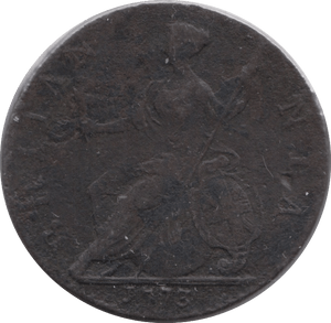 1773 HALFPENNY ( FINE ) - HALFPENNY - Cambridgeshire Coins