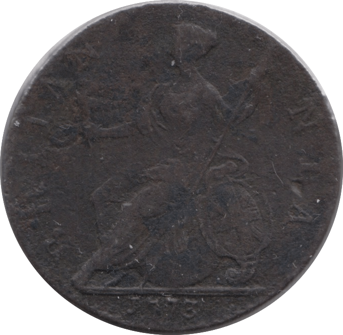 1773 HALFPENNY ( FINE ) - HALFPENNY - Cambridgeshire Coins