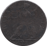 1773 HALFPENNY ( FINE ) - HALFPENNY - Cambridgeshire Coins