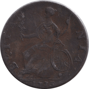 1773 HALFPENNY ( GF ) - HALFPENNY - Cambridgeshire Coins