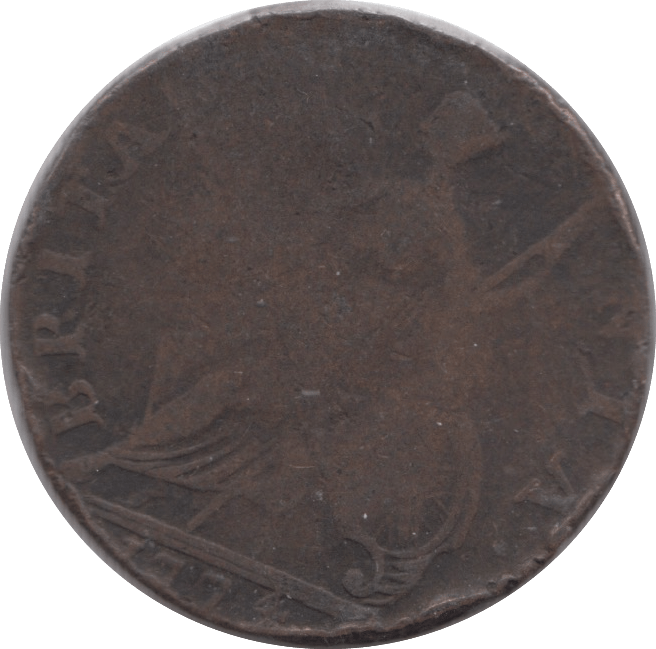 1774 HALFPENNY ( FAIR ) - Halfpenny - Cambridgeshire Coins