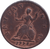 1775 FARTHING ( GVF ) - FARTHING - Cambridgeshire Coins