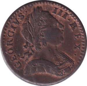 1775 FARTHING ( GVF ) - FARTHING - Cambridgeshire Coins