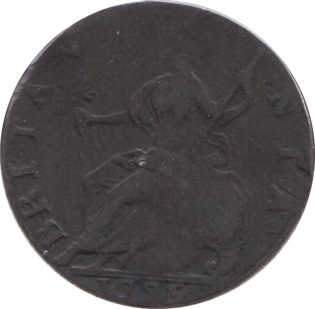 1775 HALFPENNY ( FINE ) - Halfpenny - Cambridgeshire Coins