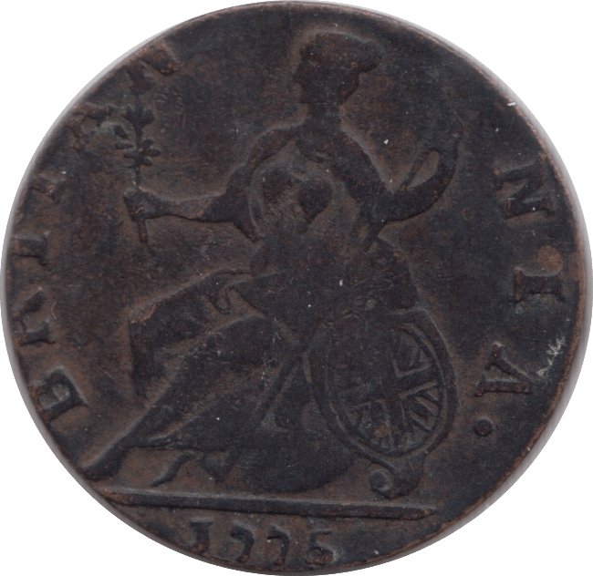 1775 HALFPENNY ( GF ) - Halfpenny - Cambridgeshire Coins