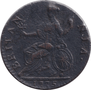 1775 HALFPENNY ( GVF ) - HALFPENNY - Cambridgeshire Coins