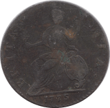 1775 HALFPENNY ( NF ) - Halfpenny - Cambridgeshire Coins