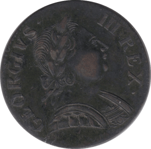 1775 HALFPENNY ( VF ) - Halfpenny - Cambridgeshire Coins