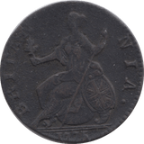 1775 HALFPENNY ( VF ) - Halfpenny - Cambridgeshire Coins