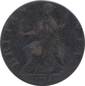 1775 HALFPENNY ( VF ) - Halfpenny - Cambridgeshire Coins