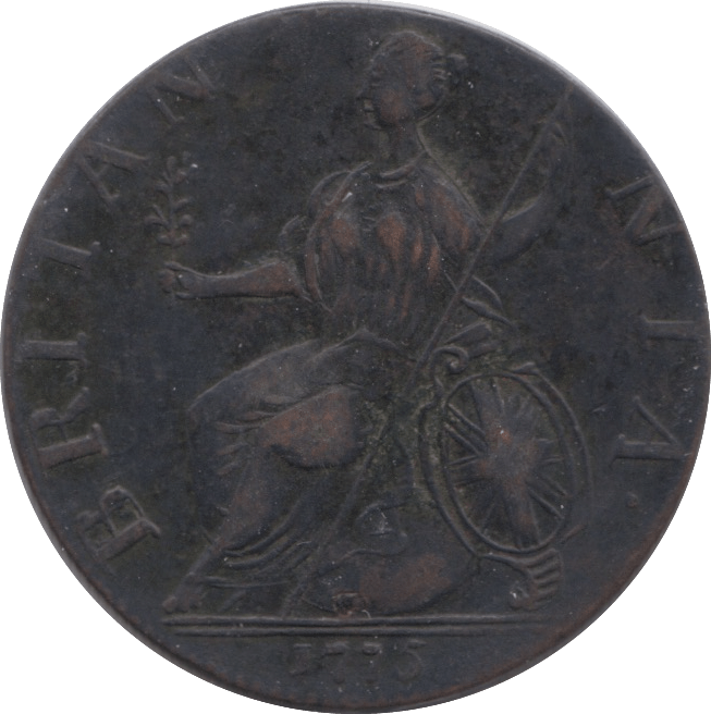 1775 HALFPENNY ( VF ) - Halfpenny - Cambridgeshire Coins