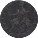 1775 HALFPENNY ( VF ) - Halfpenny - Cambridgeshire Coins