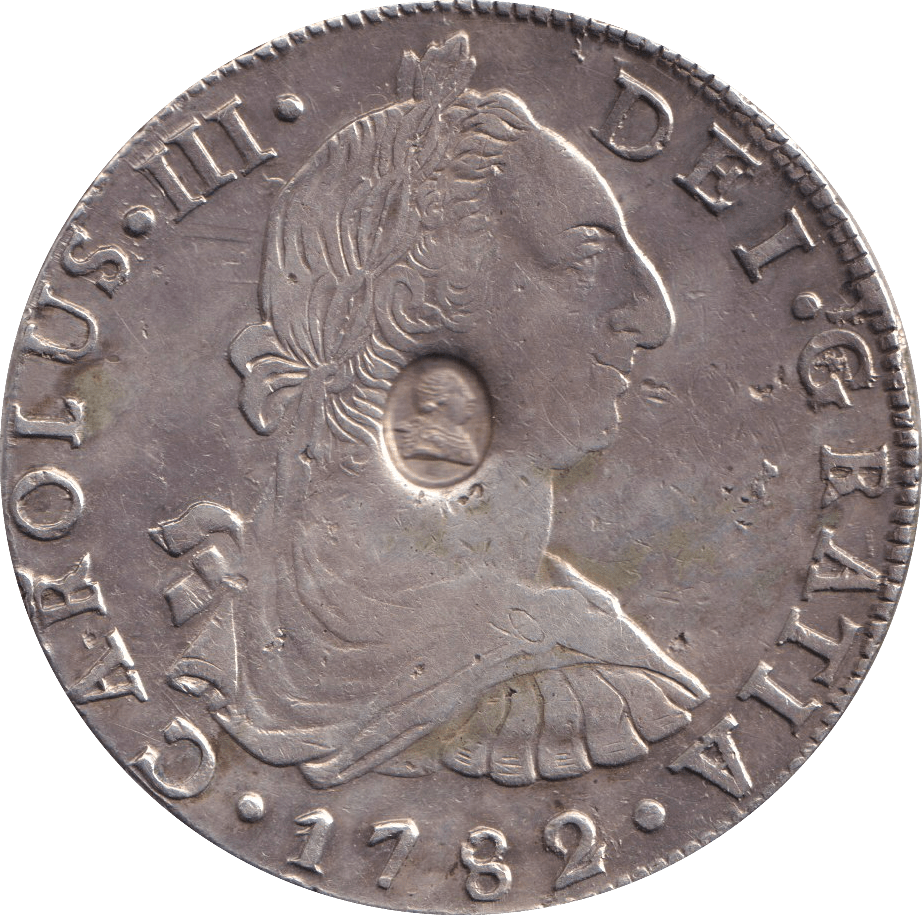 1782 SPAIN 8 REALES - FLORIN - Cambridgeshire Coins