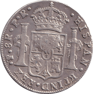 1782 SPAIN 8 REALES - FLORIN - Cambridgeshire Coins