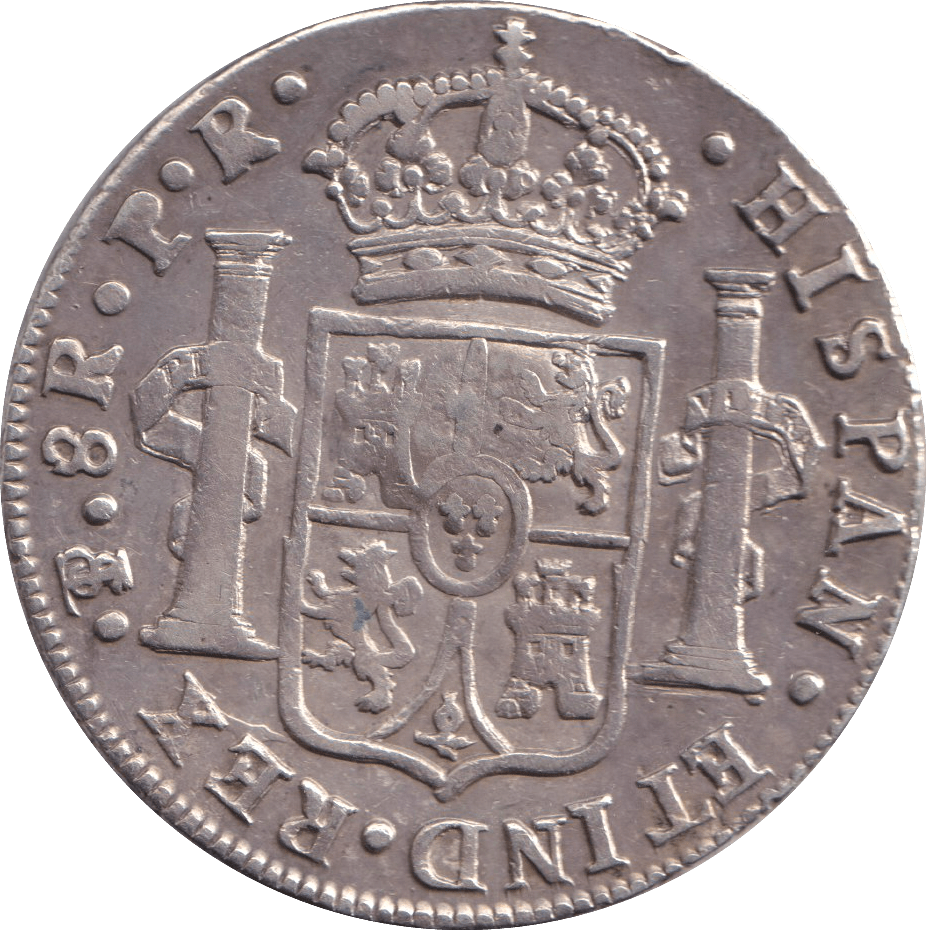 1782 SPAIN 8 REALES - FLORIN - Cambridgeshire Coins