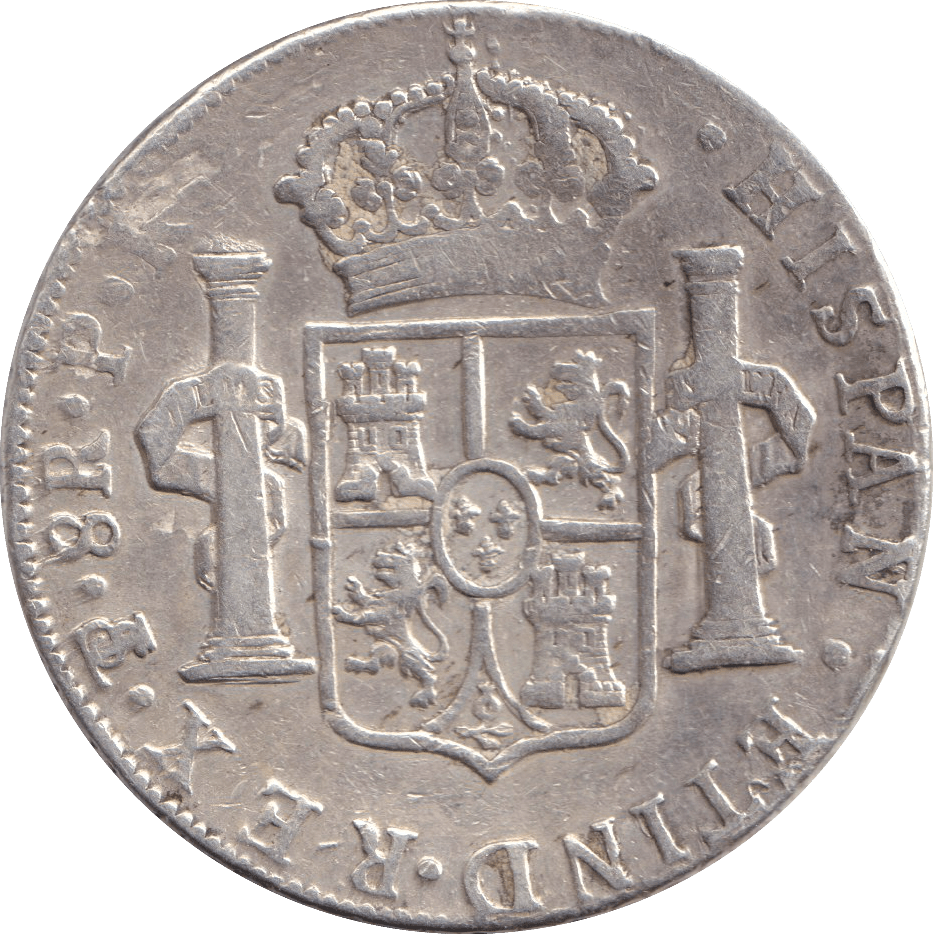 1784 SPAIN 8 REALES - FLORIN - Cambridgeshire Coins