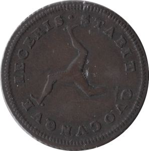 1786 HALFPENNY ISLE OF MAN - WORLD COINS - Cambridgeshire Coins