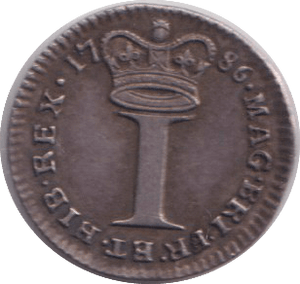 1786 MAUNDY ONE PENNY ( EF ) - MAUNDY ONE PENNY - Cambridgeshire Coins