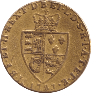 1787 GOLD ONE GUINEA ( FINE ) - GUINEAS - Cambridgeshire Coins