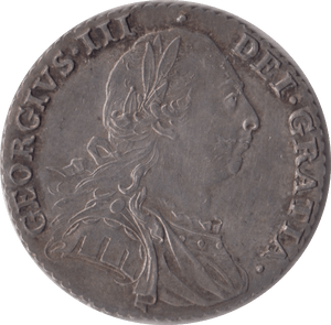 1787 SHILLING ( AUNC ) - Sixpence - Cambridgeshire Coins