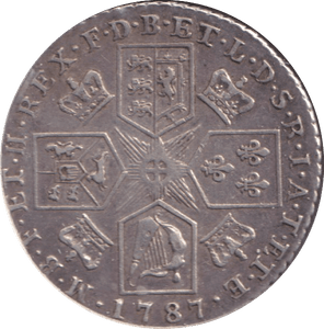 1787 SHILLING ( GVF ) - SHILLING - Cambridgeshire Coins