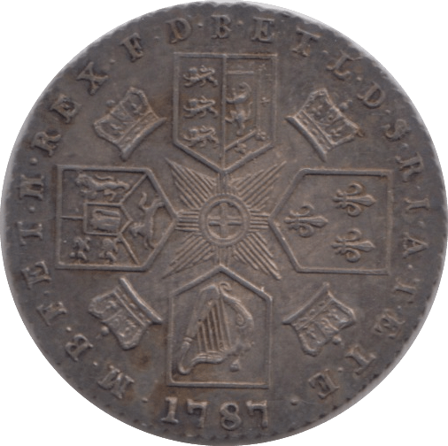 1787 SIXPENCE ( AUNC ) - Sixpence - Cambridgeshire Coins