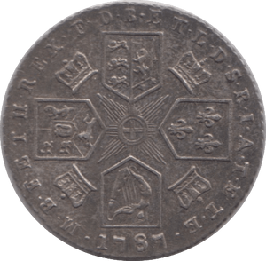 1787 SIXPENCE ( EF ) - Sixpence - Cambridgeshire Coins