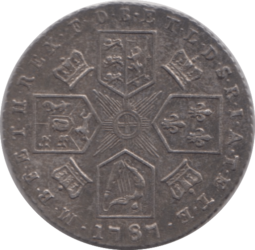 1787 SIXPENCE ( EF ) - Sixpence - Cambridgeshire Coins