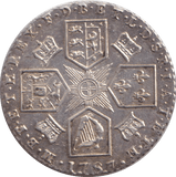 1787 SIXPENCE ( EF ) - SIXPENCE - Cambridgeshire Coins