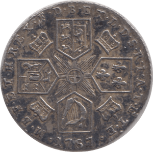 1787 SIXPENCE ( EF ) - Sixpence - Cambridgeshire Coins