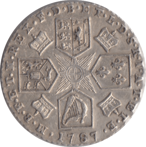 1787 SIXPENCE ( EF ) - Sixpence - Cambridgeshire Coins