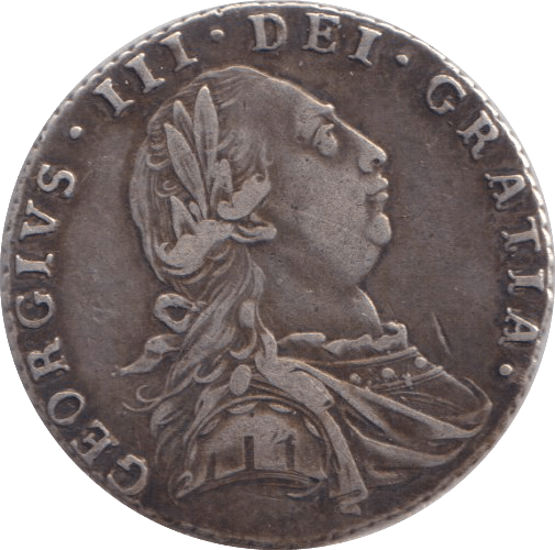 1787 SIXPENCE ( GVF ) 1 - SIXPENCE - Cambridgeshire Coins