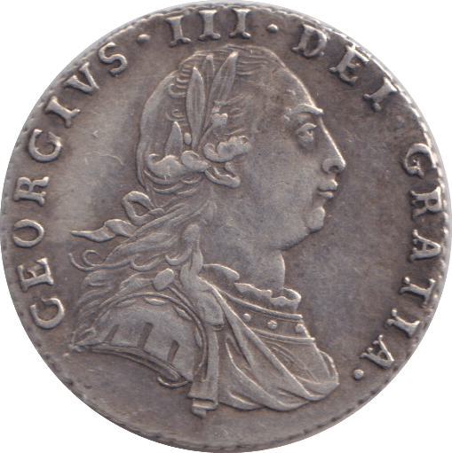 1787 SIXPENCE ( GVF ) 2 - SIXPENCE - Cambridgeshire Coins