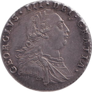 1787 SIXPENCE ( GVF ) - SIXPENCE - Cambridgeshire Coins