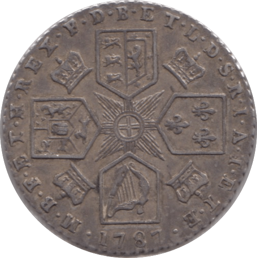 1787 SIXPENCE ( GVF ) - SIXPENCE - Cambridgeshire Coins