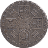 1787 SIXPENCE ( GVF ) - Sixpence - Cambridgeshire Coins