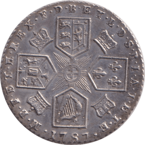 1787 SIXPENCE ( GVF ) - WORLD COINS - Cambridgeshire Coins