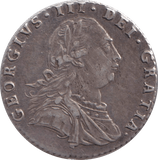 1787 SIXPENCE ( VF ) - SIXPENCE - Cambridgeshire Coins