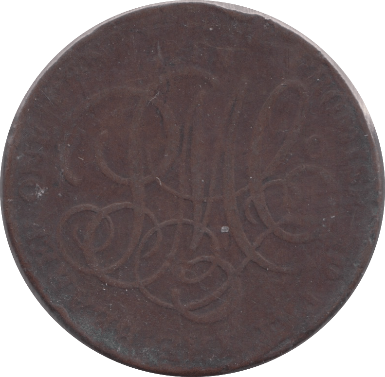 1788 DRUID PENNY TOKEN - PENNY TOKEN - Cambridgeshire Coins