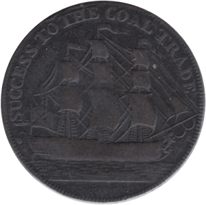 1790 HALFPENNY TOKEN LONDON & SOUTH SHIELDS - HALFPENNY TOKENS - Cambridgeshire Coins