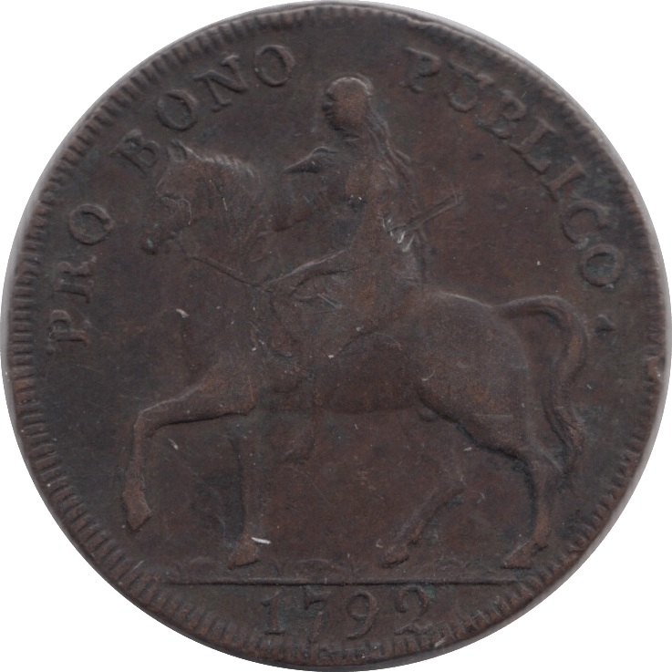 1792 HALF PENNY TOKEN COVENTRY - HALFPENNY TOKEN - Cambridgeshire Coins